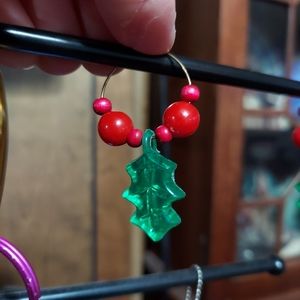 Homemade Christmas Earings